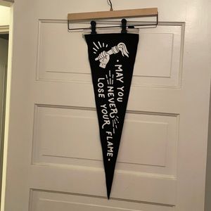 May you never lose your flame Pennant